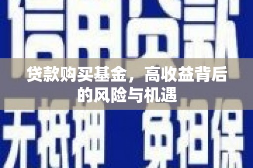 夏邑贷款购买基金，高收益背后的风险与机遇